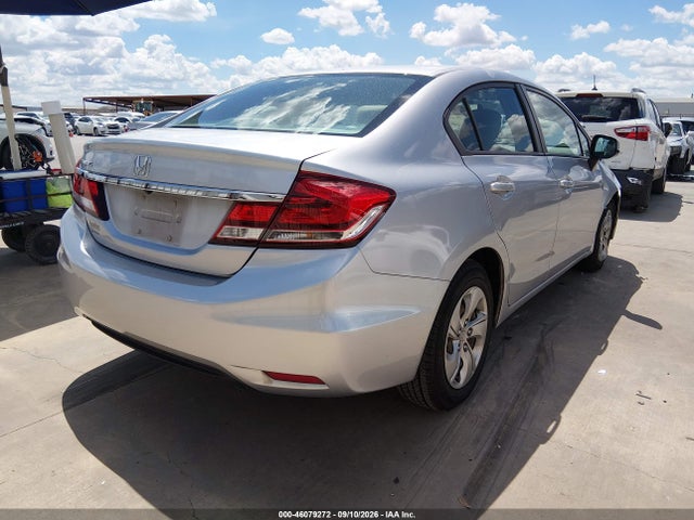 2013 Honda Civic Lx მანქანა იყიდება აუქციონზე, vin: 2HGFB2F57DH541424, აუქციონის ნომერი: 46079272