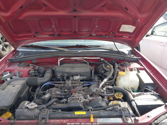 2004 Subaru Forester 2.5xs მანქანა იყიდება აუქციონზე, vin: JF1SG65654H711243, აუქციონის ნომერი: 46079290