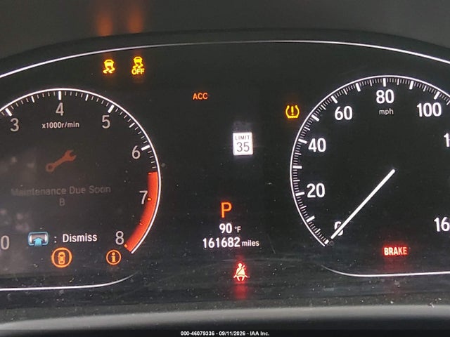 2018 Honda Accord Ex-l მანქანა იყიდება აუქციონზე, vin: 1HGCV1F65JA033640, აუქციონის ნომერი: 46079336