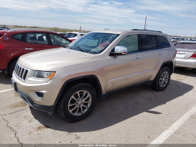 Продажа на аукционе авто 2015 Jeep Grand Cherokee Limited, vin: 1C4RJFBM8FC234417, номер лота: 46079376