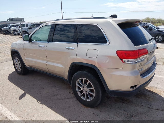 Продажа на аукционе авто 2015 Jeep Grand Cherokee Limited, vin: 1C4RJFBM8FC234417, номер лота: 46079376