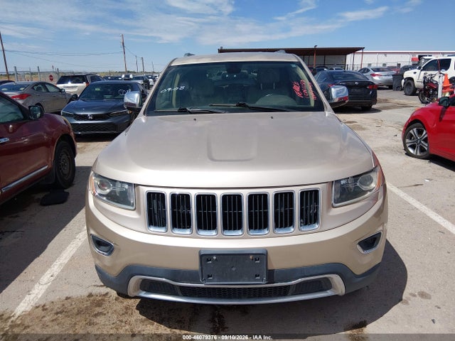 Продажа на аукционе авто 2015 Jeep Grand Cherokee Limited, vin: 1C4RJFBM8FC234417, номер лота: 46079376