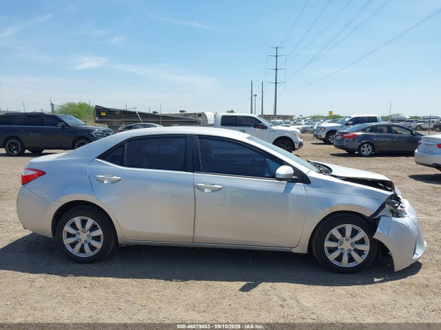46079453 :رقم المزاد ، 5YFBURHE0FP189426 vin ، 2015 Toyota Corolla Le مزاد بيع