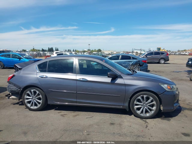 2015 Honda Accord Sport მანქანა იყიდება აუქციონზე, vin: 1HGCR2E59FA237786, აუქციონის ნომერი: 46079533