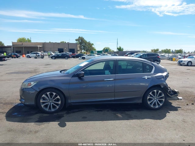 2015 Honda Accord Sport მანქანა იყიდება აუქციონზე, vin: 1HGCR2E59FA237786, აუქციონის ნომერი: 46079533