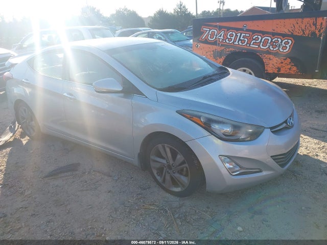 2015 Hyundai Elantra Limited მანქანა იყიდება აუქციონზე, vin: KMHDH4AE3FU425432, აუქციონის ნომერი: 46079572