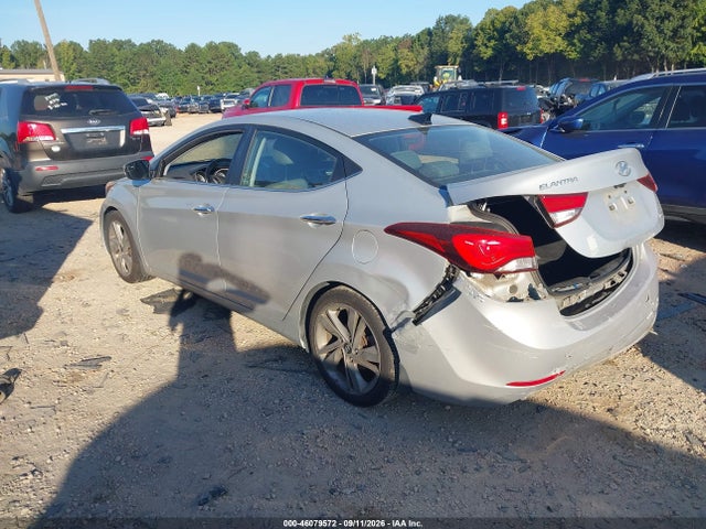 2015 Hyundai Elantra Limited მანქანა იყიდება აუქციონზე, vin: KMHDH4AE3FU425432, აუქციონის ნომერი: 46079572
