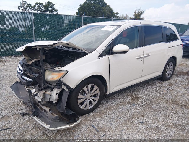 46079707 :رقم المزاد ، 5FNRL5H66FB057236 vin ، 2015 Honda Odyssey Ex-l مزاد بيع