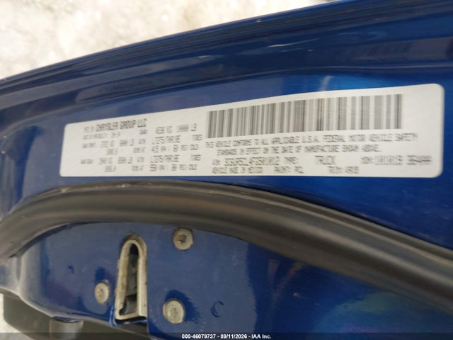46079737 :رقم المزاد ، 3C6UR5CL4FG501012 vin ، 2015 Ram 2500 Tradesman مزاد بيع