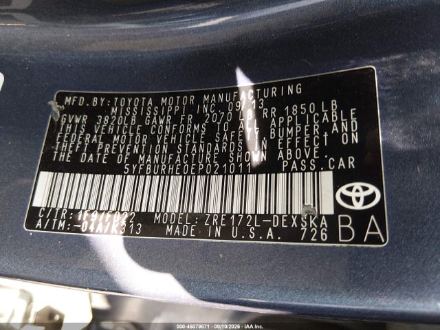 Toyota Corolla S Plus 2014 5YFBURHE0EP021011 Image 9