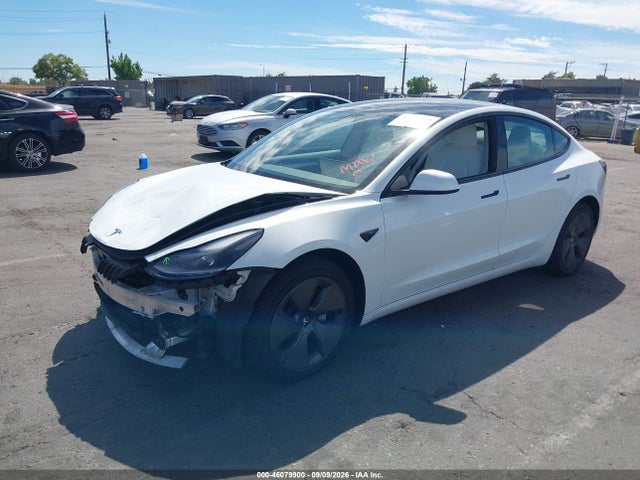 46079900 :رقم المزاد ، 5YJ3E1EB9NF124470 vin ، 2022 Tesla Model 3 Long Range Dual Motor All-wheel Drive مزاد بيع