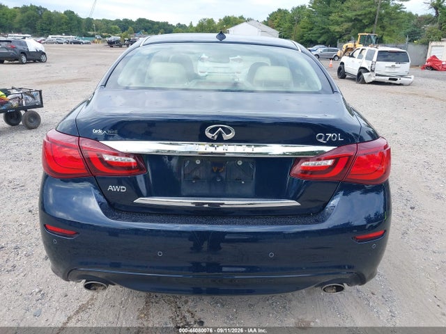 Продажа на аукционе авто 2017 Infiniti Q70l 3.7x, vin: JN1BY1PR8HM210705, номер лота: 46080076