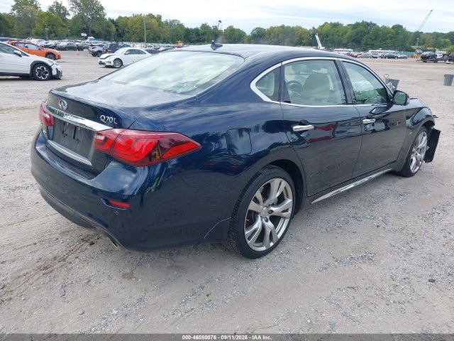 Продажа на аукционе авто 2017 Infiniti Q70l 3.7x, vin: JN1BY1PR8HM210705, номер лота: 46080076