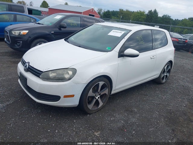 2010 Volkswagen Golf 2-door მანქანა იყიდება აუქციონზე, vin: WVWBA7AJ5AW283290, აუქციონის ნომერი: 46080106