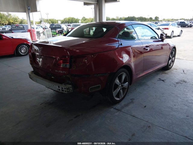 Продаж на аукціоні авто 2011 Lexus Is 250c, vin: JTHFF2C2XB2517846, номер лоту: 46080231