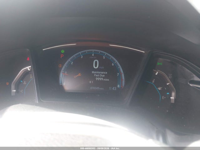 46080303 :رقم المزاد ، 2HGFC2F64KH599395 vin ، 2019 Honda Civic Lx مزاد بيع