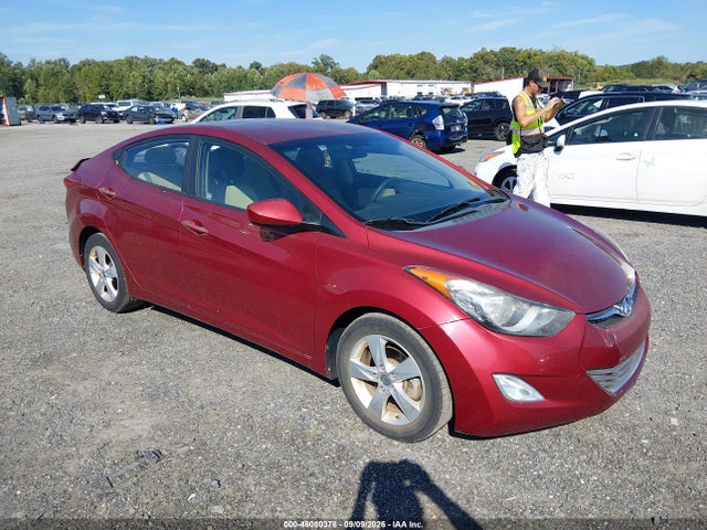 2013 Hyundai Elantra Gls მანქანა იყიდება აუქციონზე, vin: 5NPDH4AE6DH442639, აუქციონის ნომერი: 46080378