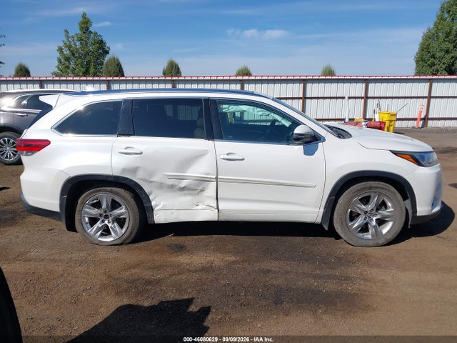 5TDDZRFH6JS881133 Toyota Highlander Limited Platinum