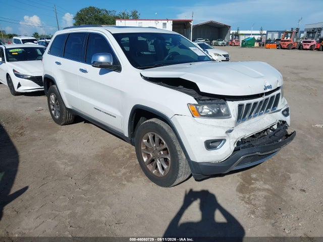 Продаж на аукціоні авто 2016 Jeep Grand Cherokee Limited, vin: 1C4RJEBG2GC412375, номер лоту: 46080729