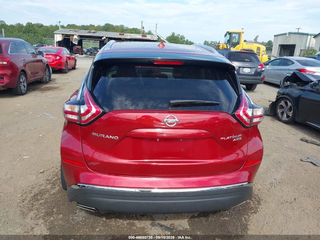Продажа на аукционе авто 2016 Nissan Murano Platinum, vin: 5N1AZ2MH8GN128842, номер лота: 46080730