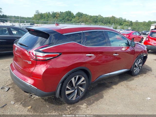 Продажа на аукционе авто 2016 Nissan Murano Platinum, vin: 5N1AZ2MH8GN128842, номер лота: 46080730