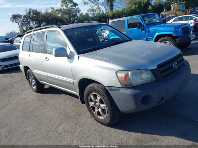 2006 Toyota Highlander V6 მანქანა იყიდება აუქციონზე, vin: JTEGP21A960093005, აუქციონის ნომერი: 46080749
