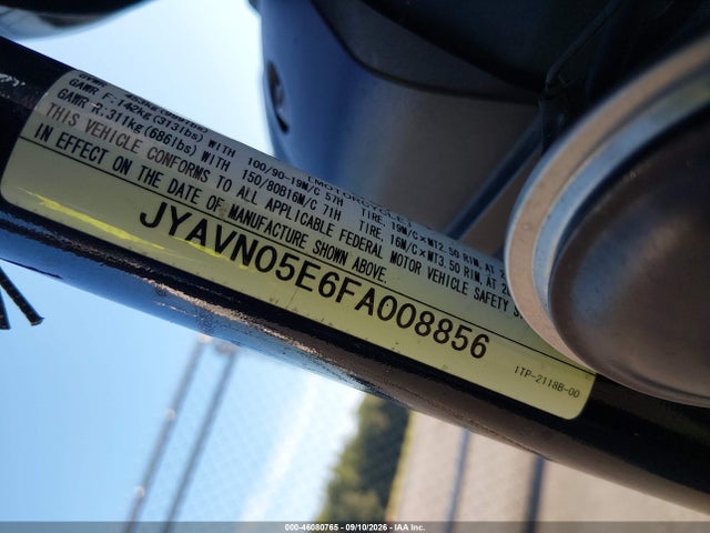 46080765 :رقم المزاد ، JYAVN05E6FA008856 vin ، 2015 Yamaha Xvs950 Cu/cuc مزاد بيع