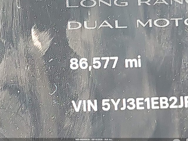 5YJ3E1EB2JF097011 Tesla Model 3 Long Range/performance