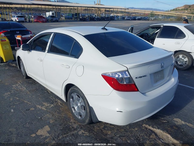 Продаж на аукціоні авто 2012 Honda Civic Hybrid, vin: JHMFB4F20CS001127, номер лоту: 46080843