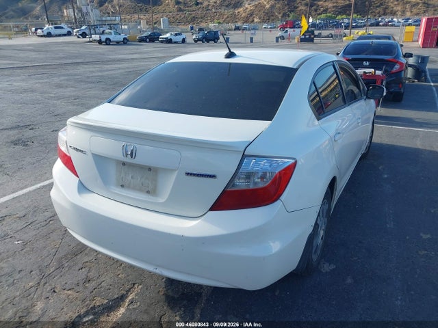 Продаж на аукціоні авто 2012 Honda Civic Hybrid, vin: JHMFB4F20CS001127, номер лоту: 46080843