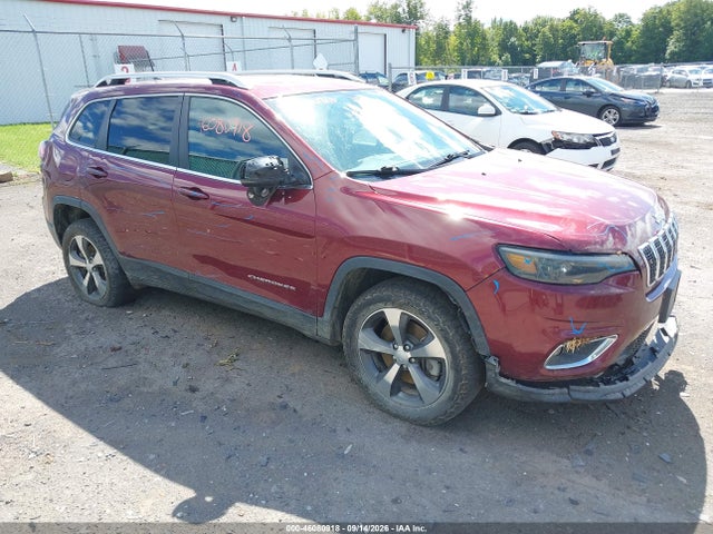2019 Jeep Cherokee Limited 4x4 მანქანა იყიდება აუქციონზე, vin: 1C4PJMDX7KD393596, აუქციონის ნომერი: 46080918
