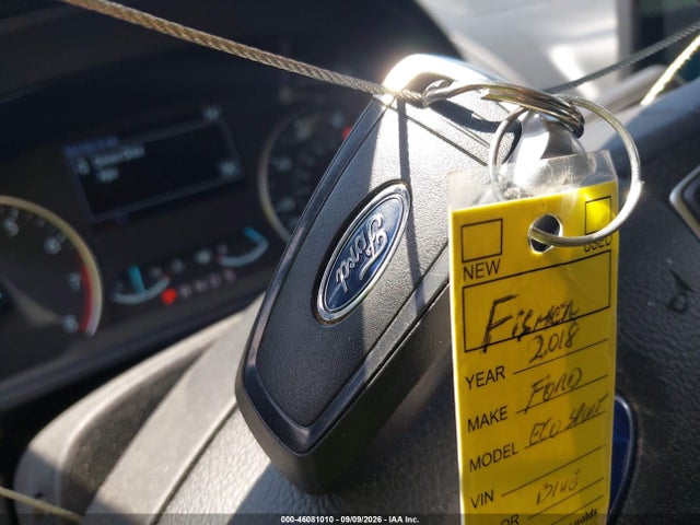 2018 Ford Ecosport Se მანქანა იყიდება აუქციონზე, vin: MAJ6P1UL2JC248014, აუქციონის ნომერი: 46081010