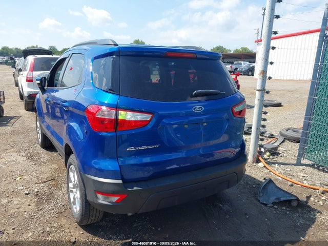 2018 Ford Ecosport Se მანქანა იყიდება აუქციონზე, vin: MAJ6P1UL2JC248014, აუქციონის ნომერი: 46081010