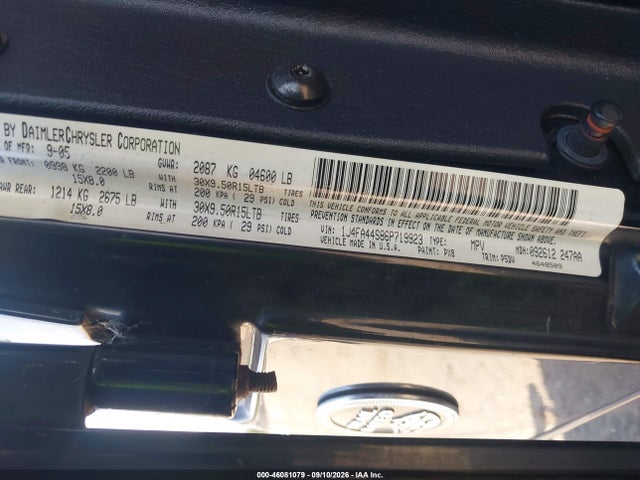 2006 Jeep Wrangler Unlimited მანქანა იყიდება აუქციონზე, vin: 1J4FA44S86P719923, აუქციონის ნომერი: 46081079