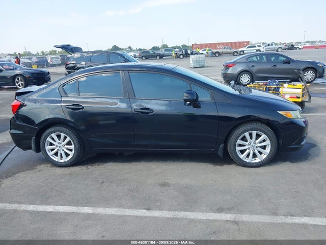 2012 Honda Civic Ex მანქანა იყიდება აუქციონზე, vin: 2HGFB2F81CH524238, აუქციონის ნომერი: 46081104