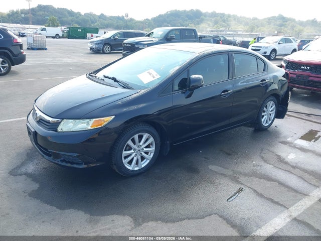 2012 Honda Civic Ex მანქანა იყიდება აუქციონზე, vin: 2HGFB2F81CH524238, აუქციონის ნომერი: 46081104