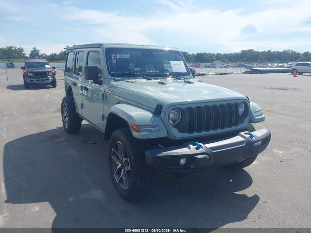 Auction sale of the 2024 Jeep Wrangler 4xe Sport S 4xe, vin: 1C4RJXN68RW174497, lot number: 46081212