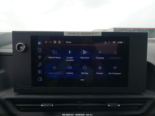 46081321 :رقم المزاد ، 1GC10VEL8RU203857 vin ، 2024 Chevrolet Silverado Ev Work Truck مزاد بيع