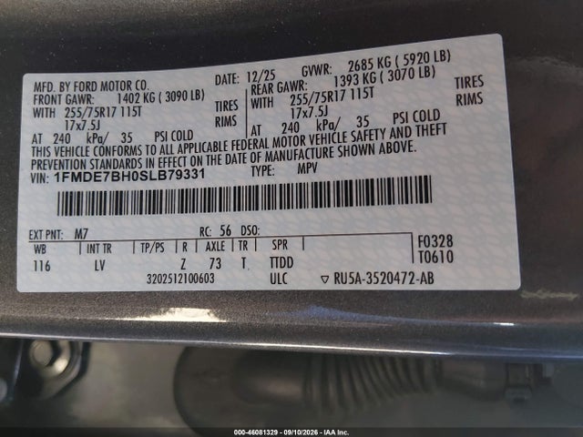 Ford Bronco Big Bend 2025 1FMDE7BH0SLB79331 Image 9