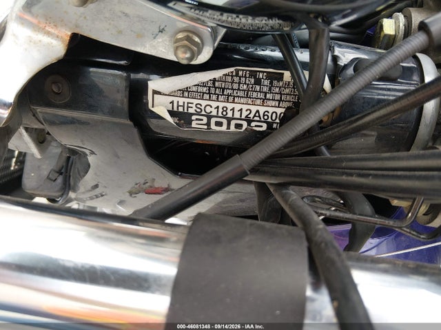 Aukcja sprzedaży 2002 Honda Vt1100 C, vin: 1HFSC18112A600421, numer aukcji: 46081348