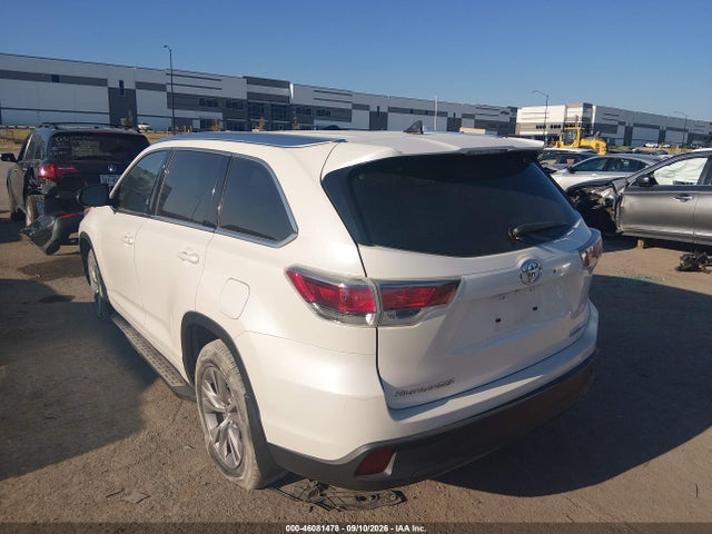 2015 Toyota Highlander Xle V6 მანქანა იყიდება აუქციონზე, vin: 5TDJKRFH9FS073437, აუქციონის ნომერი: 46081478