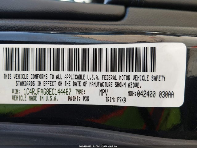 Продаж на аукціоні авто 2014 Jeep Grand Cherokee Laredo, vin: 1C4RJFAG8EC144467, номер лоту: 46081515