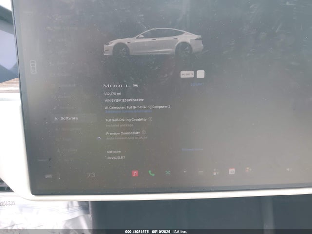 Tesla Model S Dual Motor All-wheel Drive/standard Range 2023 5YJSA1E58PF501326 Image 17