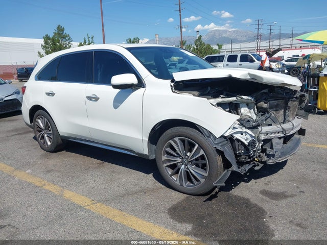 2019 Acura Mdx Tech Pkg მანქანა იყიდება აუქციონზე, vin: 5J8YD3H51KL005929, აუქციონის ნომერი: 46081650