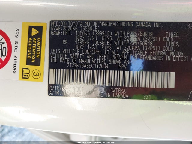Продаж на аукціоні авто 2014 Lexus Rx 350, vin: 2T2ZK1BA6EC142004, номер лоту: 46081779