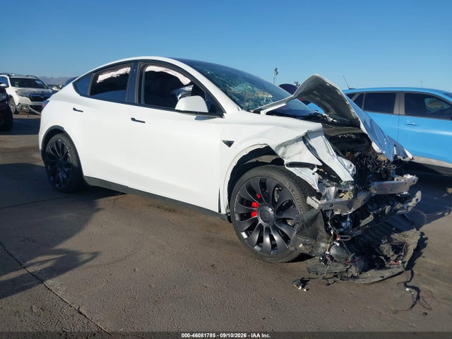 2023 Tesla Model Y Performance Dual Motor All-wheel Drive მანქანა იყიდება აუქციონზე, vin: 7SAYGDEF0PF659522, აუქციონის ნომერი: 46081785