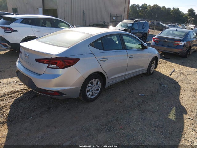 2019 Hyundai Elantra Se მანქანა იყიდება აუქციონზე, vin: KMHD74LF9KU850012, აუქციონის ნომერი: 46081821