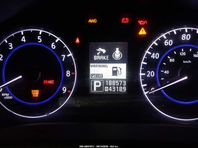 Продажа на аукционе авто 2011 Infiniti G37x, vin: JN1CV6AR9BM410857, номер лота: 46081911