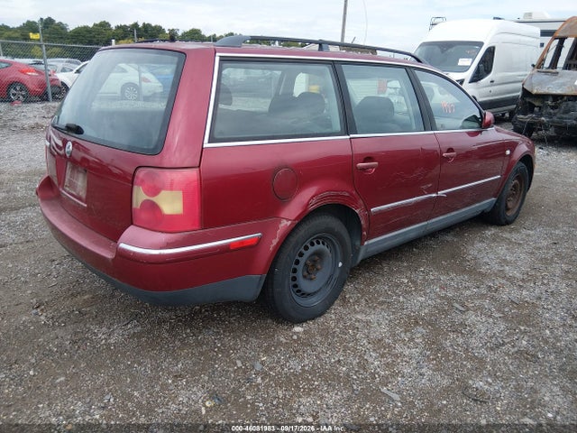 2002 Volkswagen Passat Gls მანქანა იყიდება აუქციონზე, vin: WVWVD63B42E420389, აუქციონის ნომერი: 46081983