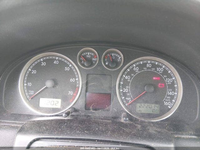 2002 Volkswagen Passat Gls მანქანა იყიდება აუქციონზე, vin: WVWVD63B42E420389, აუქციონის ნომერი: 46081983